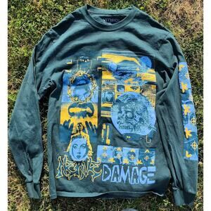 Vitriol Nerve Damage Long Sleeve Shirt Medium M